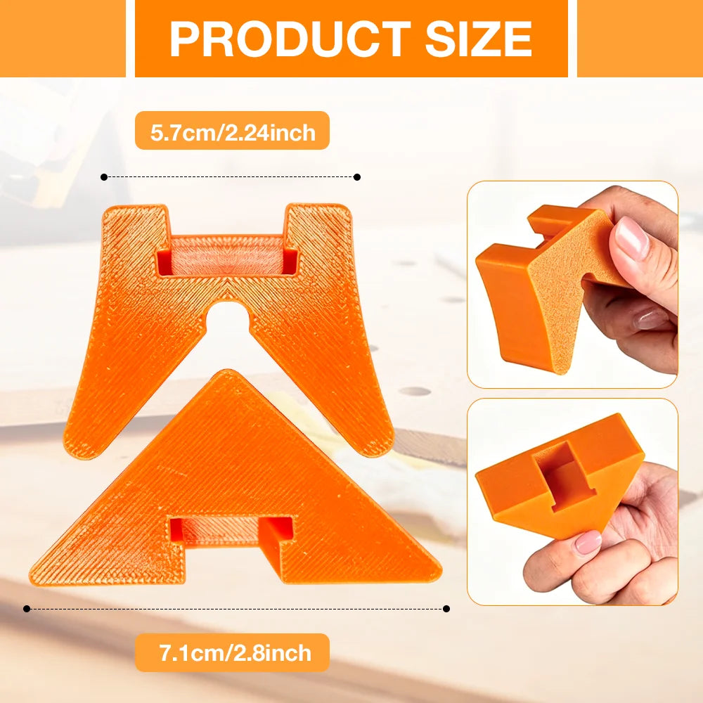 90-Degree Right Angle Woodworking Corner Clamp Adapters - 8