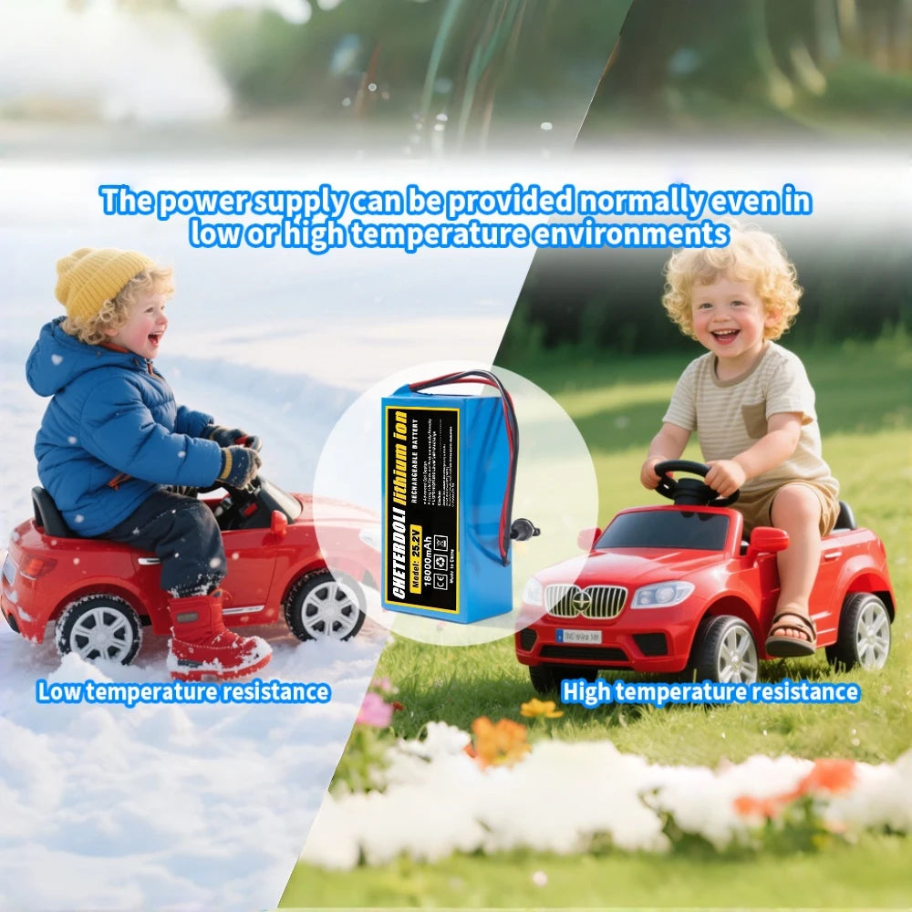 24V 15Ah Rechargeable Lithium-Ion Battery Pack with Charger - 3