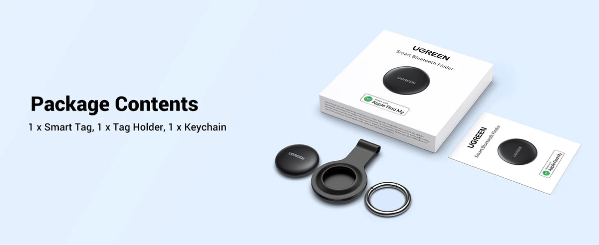 Bluetooth Smart Item Tracker for Apple Find My Network