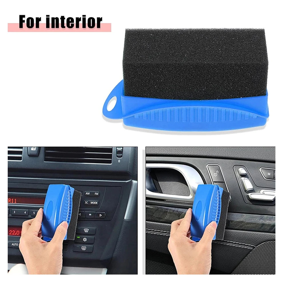 Ergonomic Car Tire Shine Applicator with Protective Case