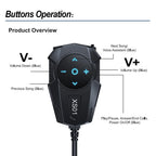 54W Motorcycle Dual Port USB Charger with Bluetooth Remote