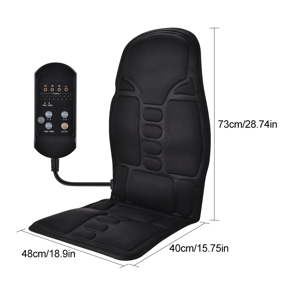 Full-Body Electric Heated Massage Chair Cushion - 21