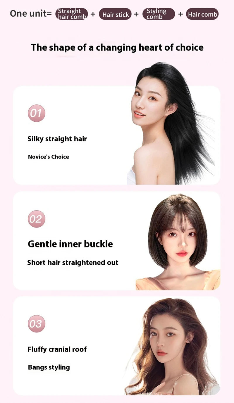 Fast Heating Cordless Hair Straightening Brush