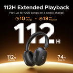 Wireless Noise Canceling Over-Ear Headphones with 112H Battery