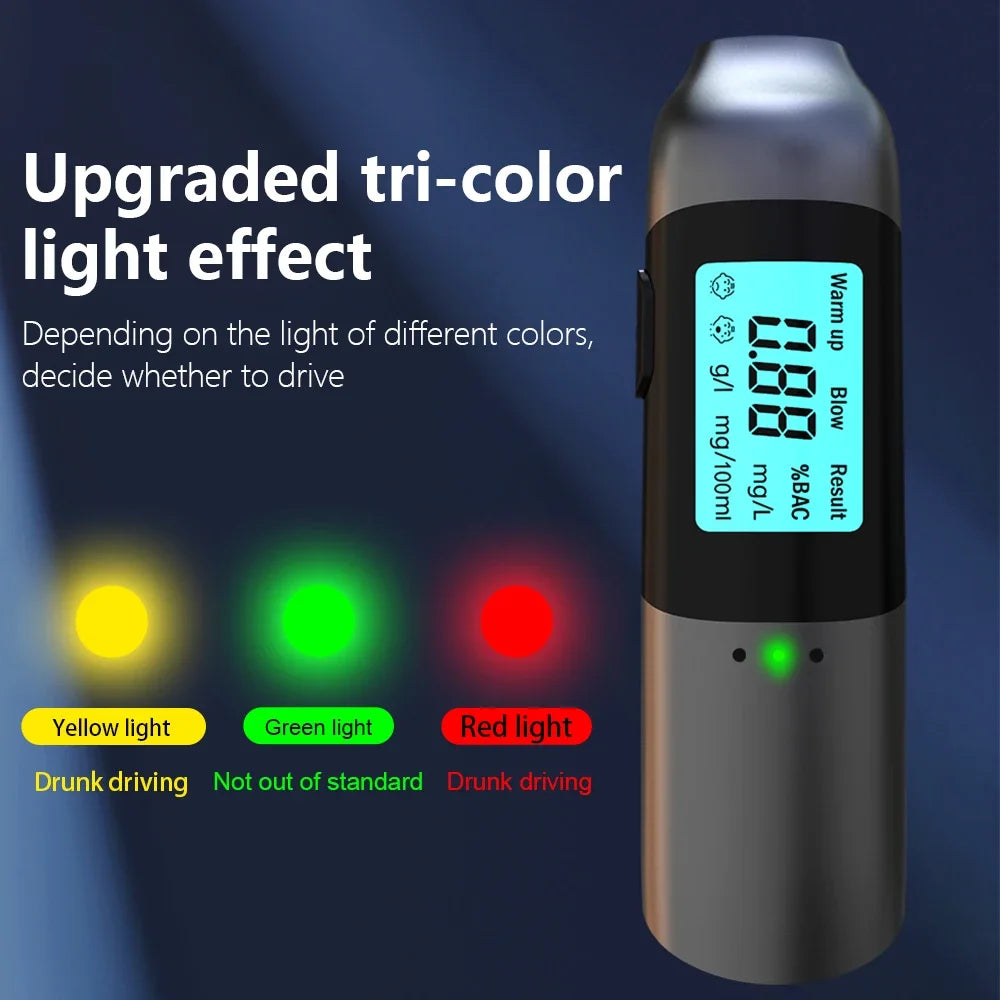 Portable Digital Breath Alcohol Tester with LCD Display