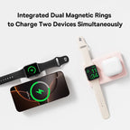 10000mAh Magnetic Wireless Power Bank for Phone and Watch