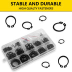 2-in-1 Dual-Purpose Circlip Pliers with 225-Piece Retaining Ring Set