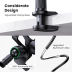 Flexible Gooseneck Phone Holder for Desk and Bed
