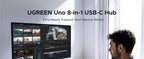 8-in-1 USB-C Hub with 4K HDMI and 100W Power Delivery