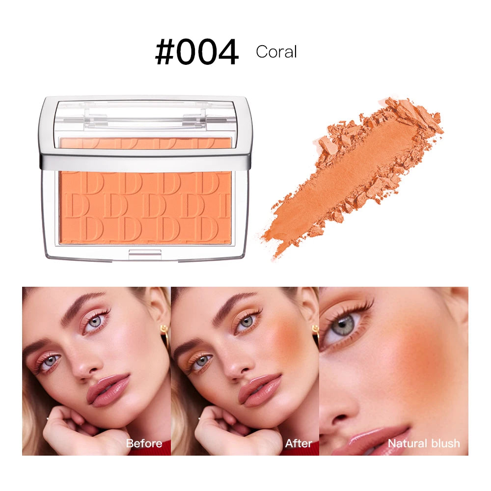 Matte Embossed Powder Blush Palette for Natural Cheek Color - 23
