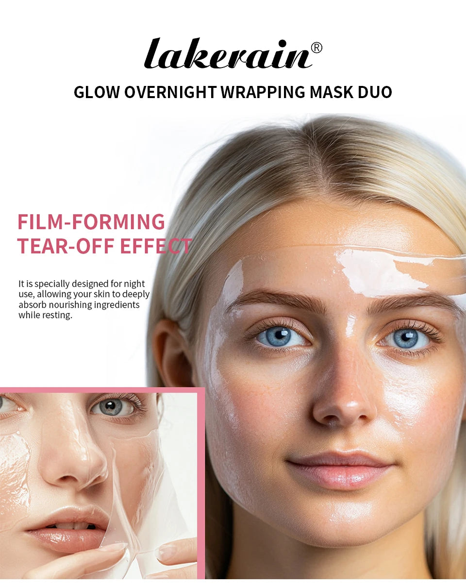 Overnight Peel-Off Face Mask Duo for Radiant Skin