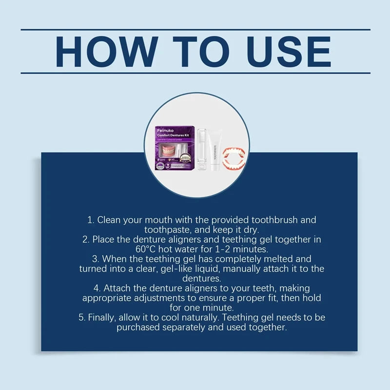Comfort Silicone Dentures for Instant Smile Enhancement - 14