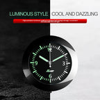 Luminous Quartz Analog Clock for Car Dashboard Boat and Bike