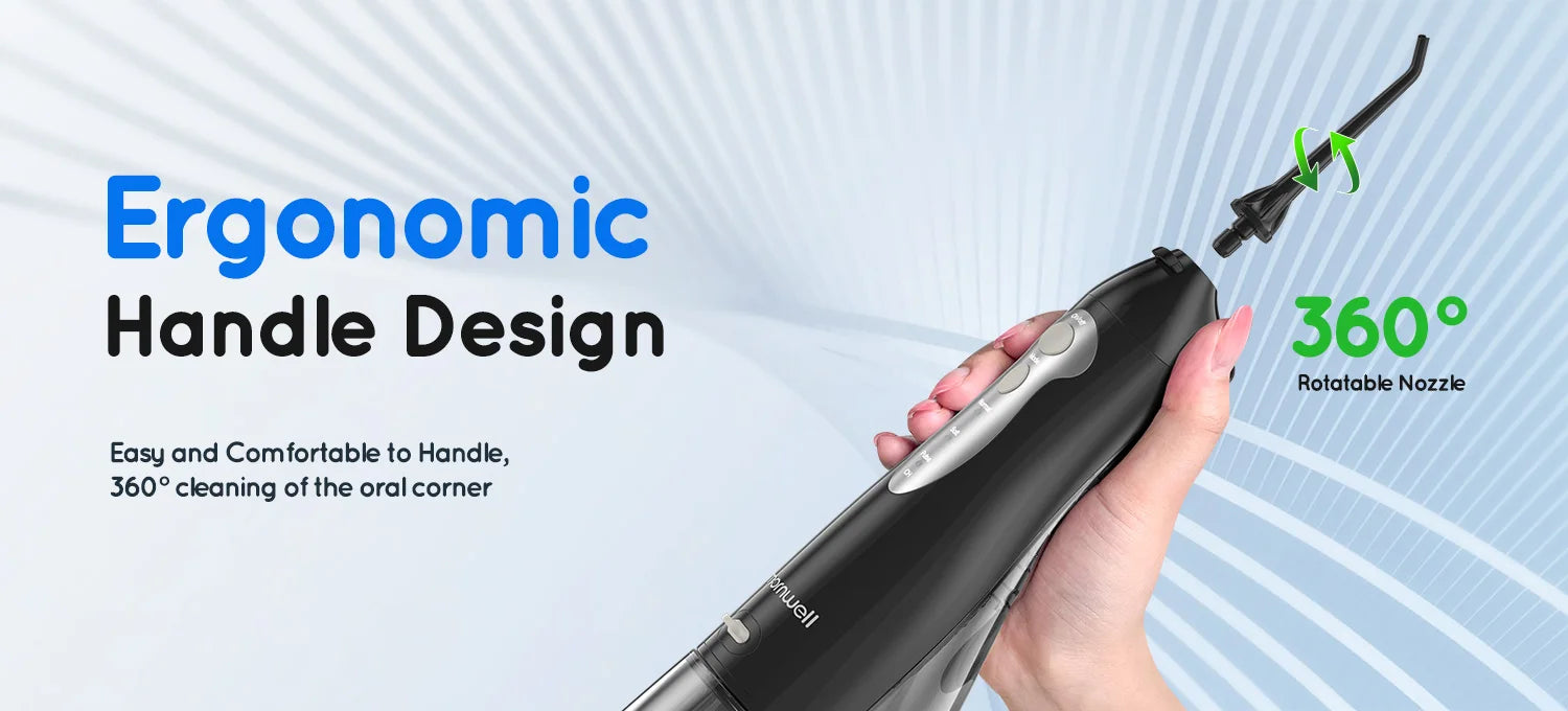 Portable Rechargeable Electric Water Flosser for Teeth Cleaning - 8