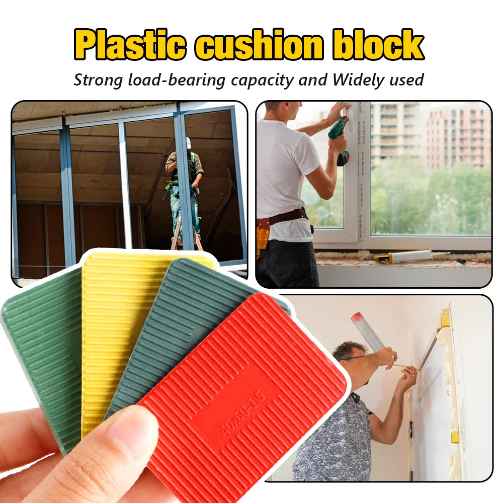 Plastic Leveling Shims and Wedges for Furniture and Windows