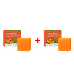 Exfoliating Persimmon Soap Bar for Body Odor and Skin Smoothing