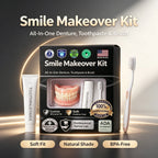 Temporary Cosmetic Denture Set for Instant Smile