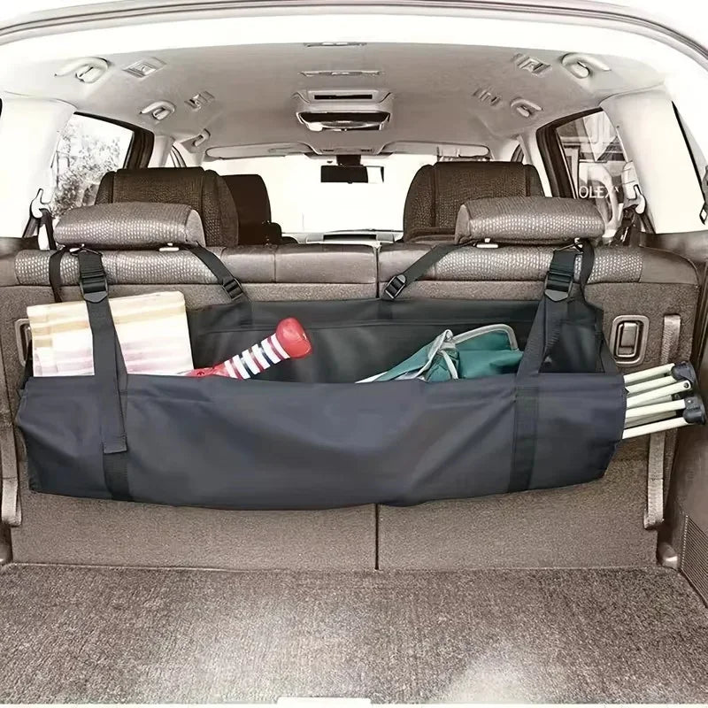 Oxford Cloth Car Trunk Backseat Organizer for Fishing Rods and Equipment