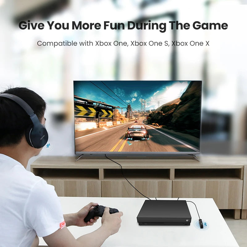 Bluetooth 5.4 Audio Transmitter for TV and PC