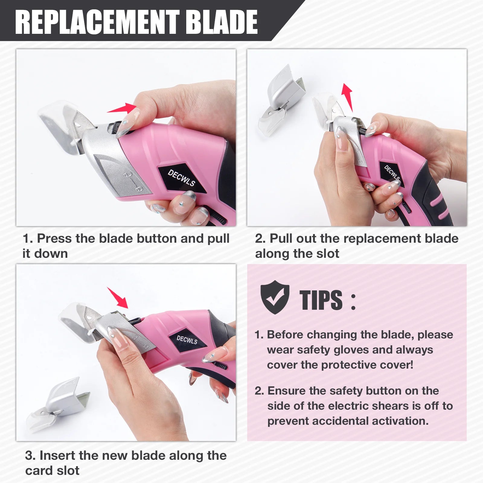 Electric Cordless Fabric Scissors for Sewing and Crafting - 9