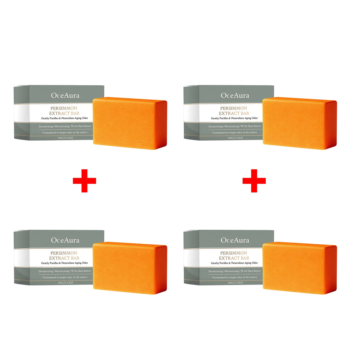 Persimmon Deodorizing Body Soap for Aging Odor