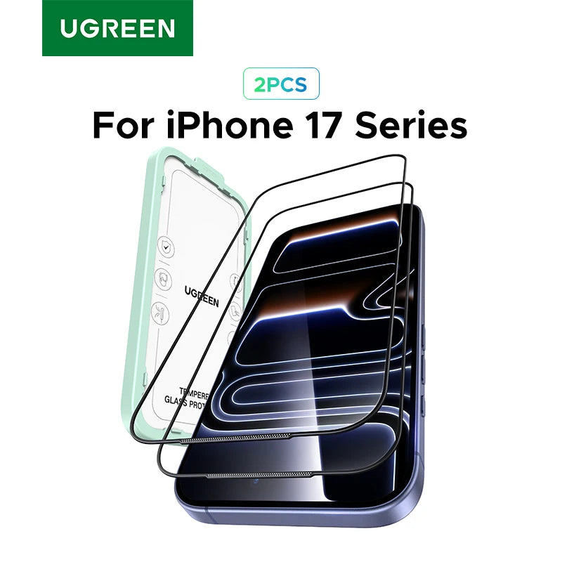 9D Full Coverage Tempered Glass Screen Protector for iPhone 17 Series