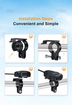 54W Motorcycle Dual Port USB Charger with Bluetooth Remote