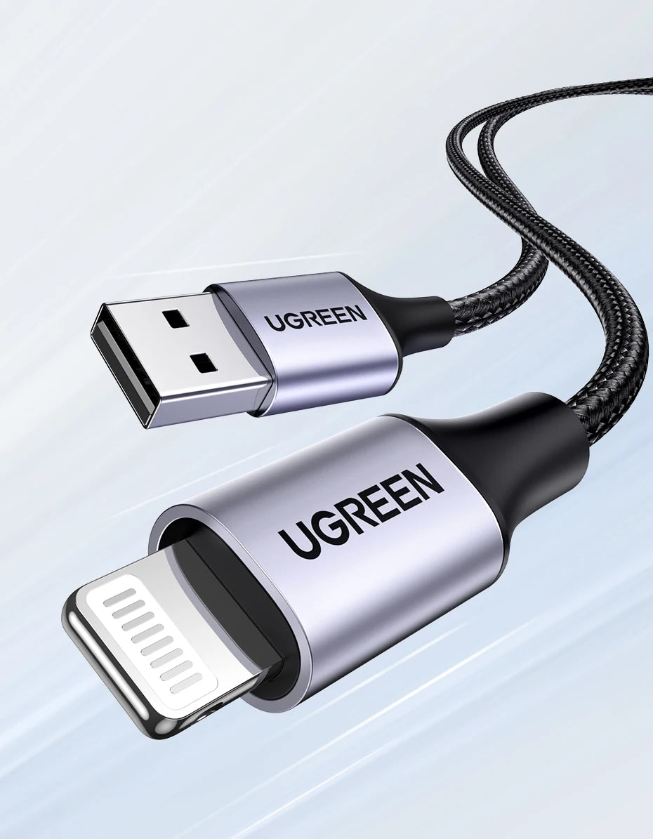 MFi Certified 2.4A Fast Charging USB to Lightning Cable