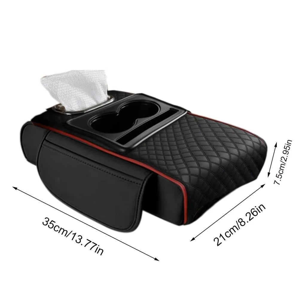 Universal Car Center Console Organizer and Armrest Cushion