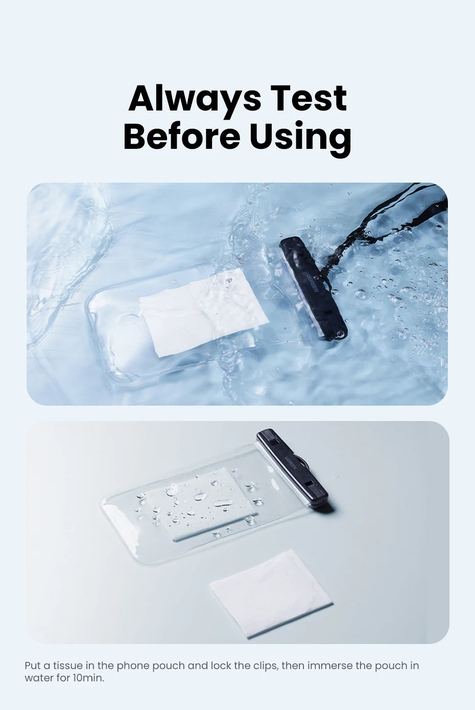IPX8 Universal Waterproof Phone Pouch for Swimming and Diving - 21