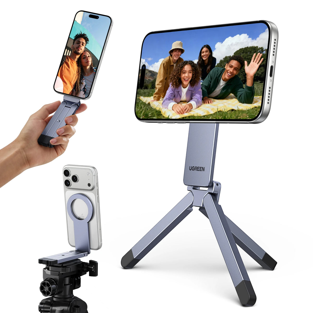 Magnetic Tripod Stand for Smartphones with MagSafe