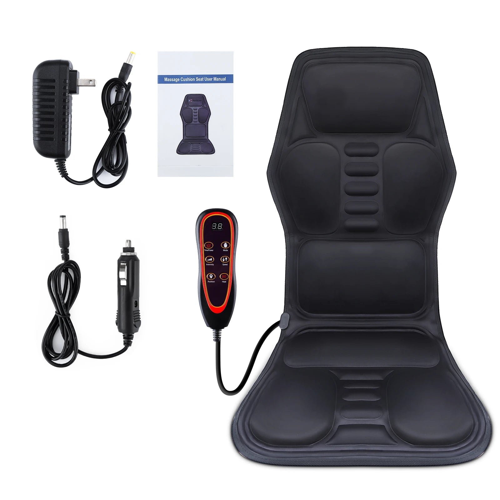 Full-Body Electric Heated Massage Chair Cushion - 25