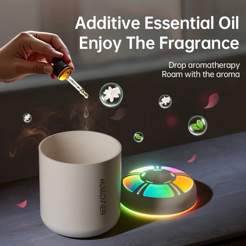 USB Portable Aroma Diffuser and Humidifier with RGB LED Lights - 11
