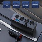 120W 7-in-1 Car Cigarette Lighter Socket Splitter with PD and USB