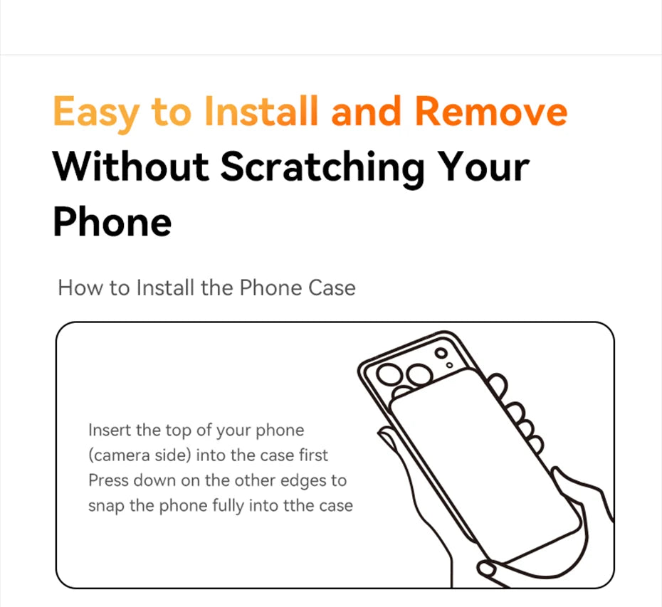 Magnetic Transparent Protective Case for iPhone