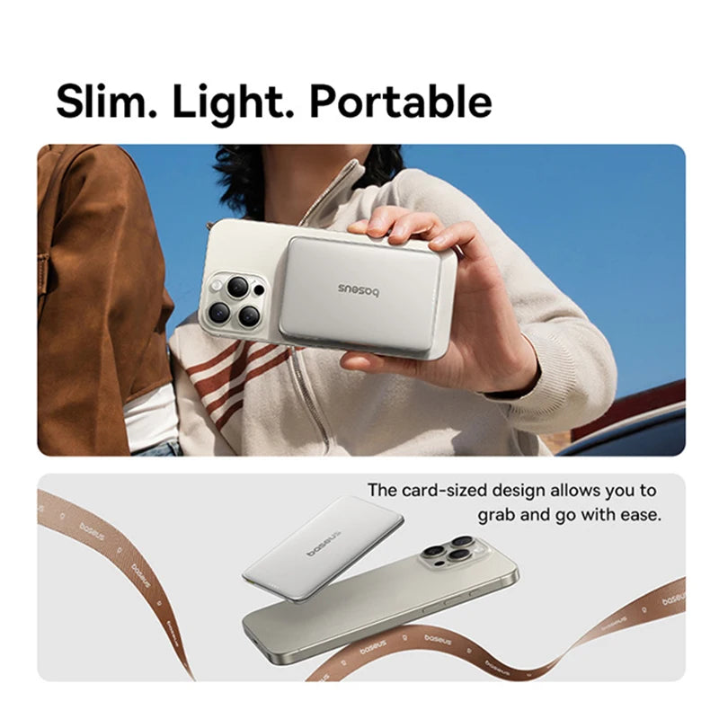 Magnetic Wireless Power Bank for iPhone 12-17 Series