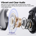 Open Ear Wireless Bluetooth 5.4 Earbuds with ENC Mic