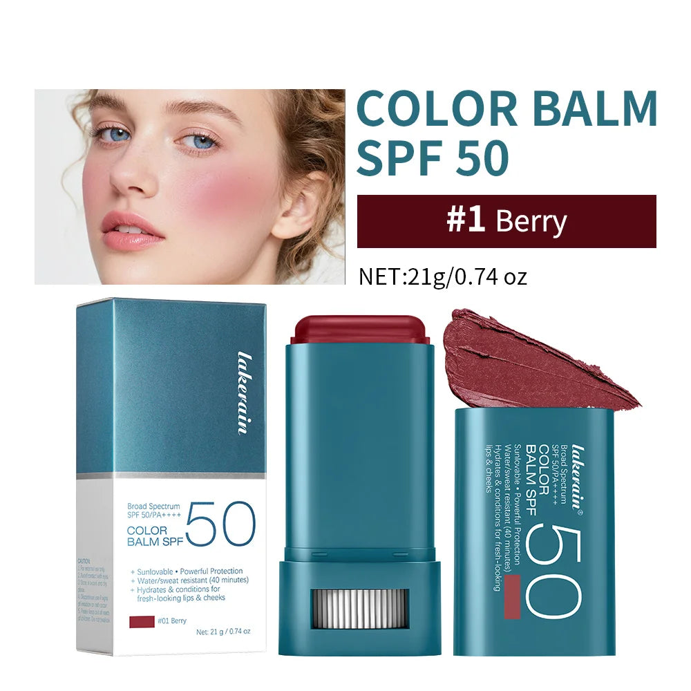 SPF 50 Hydrating Tinted Blush Balm Stick
