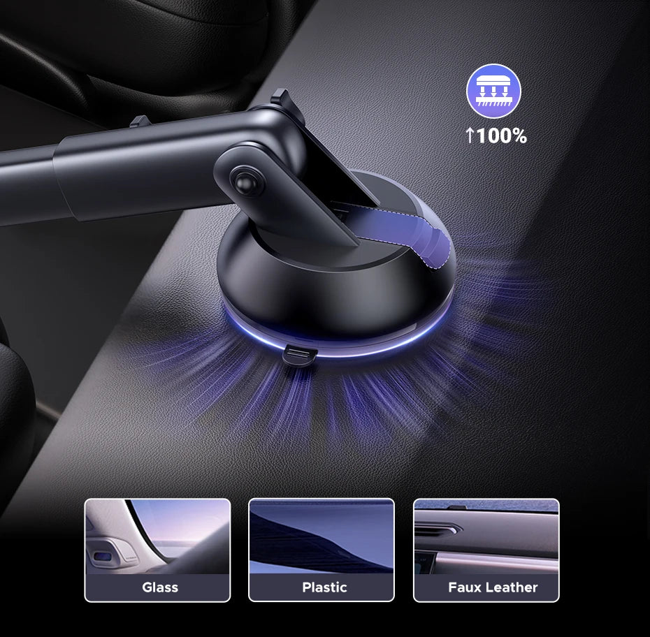 3-in-1 Magnetic Car Phone Mount for Dashboard and Air Vent