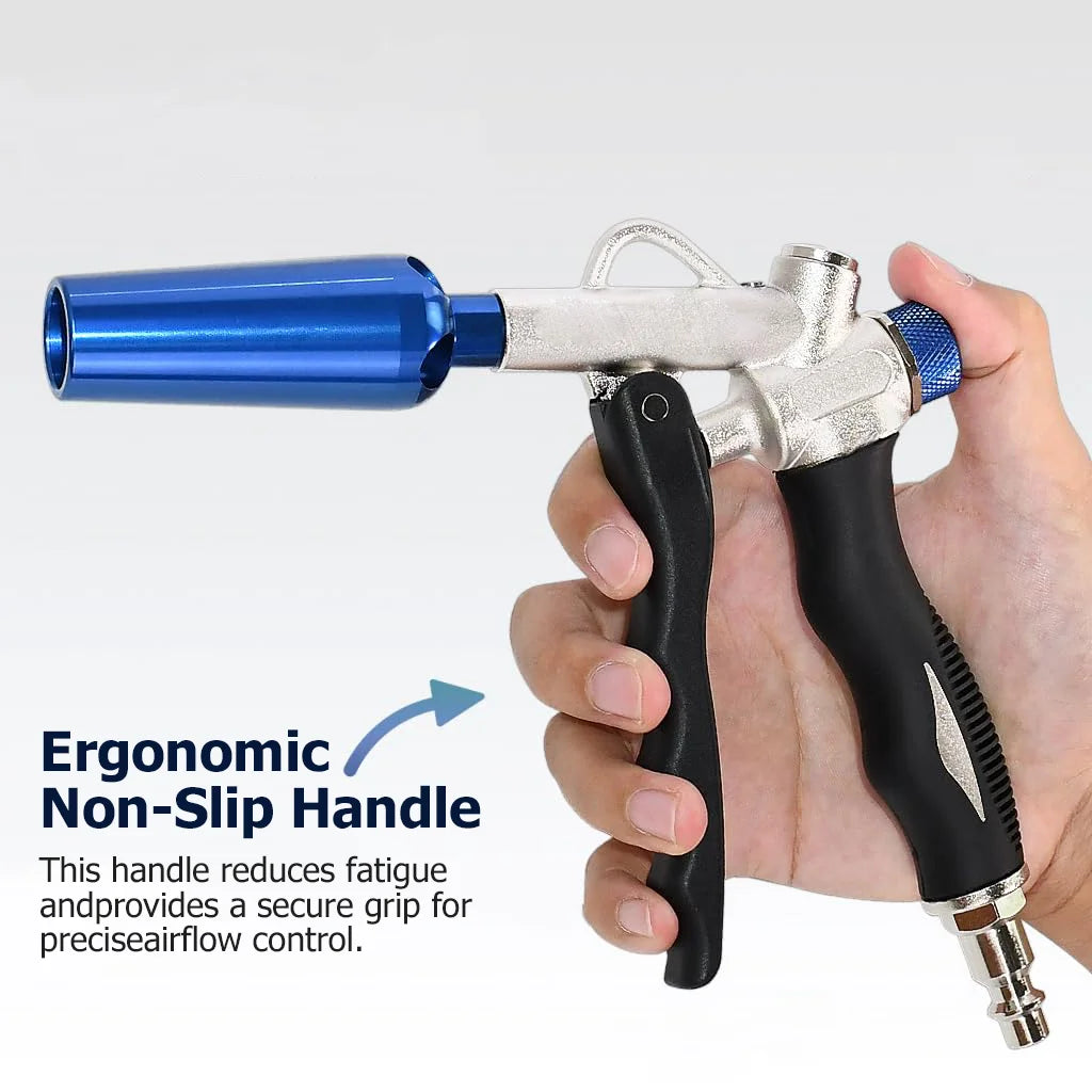 3-in-1 Adjustable High-Flow Pneumatic Air Blow Gun