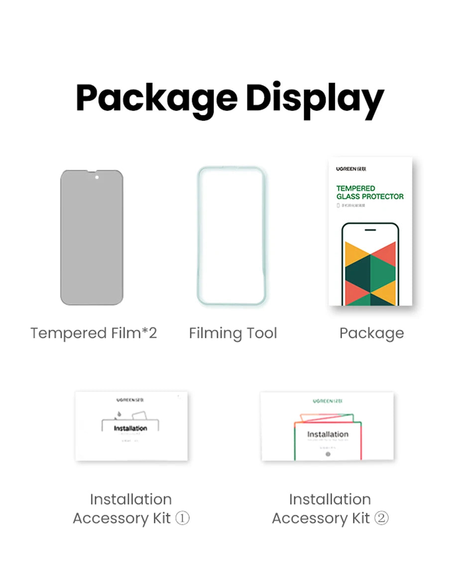 Anti-Spy Privacy Tempered Glass Screen Protector for iPhone