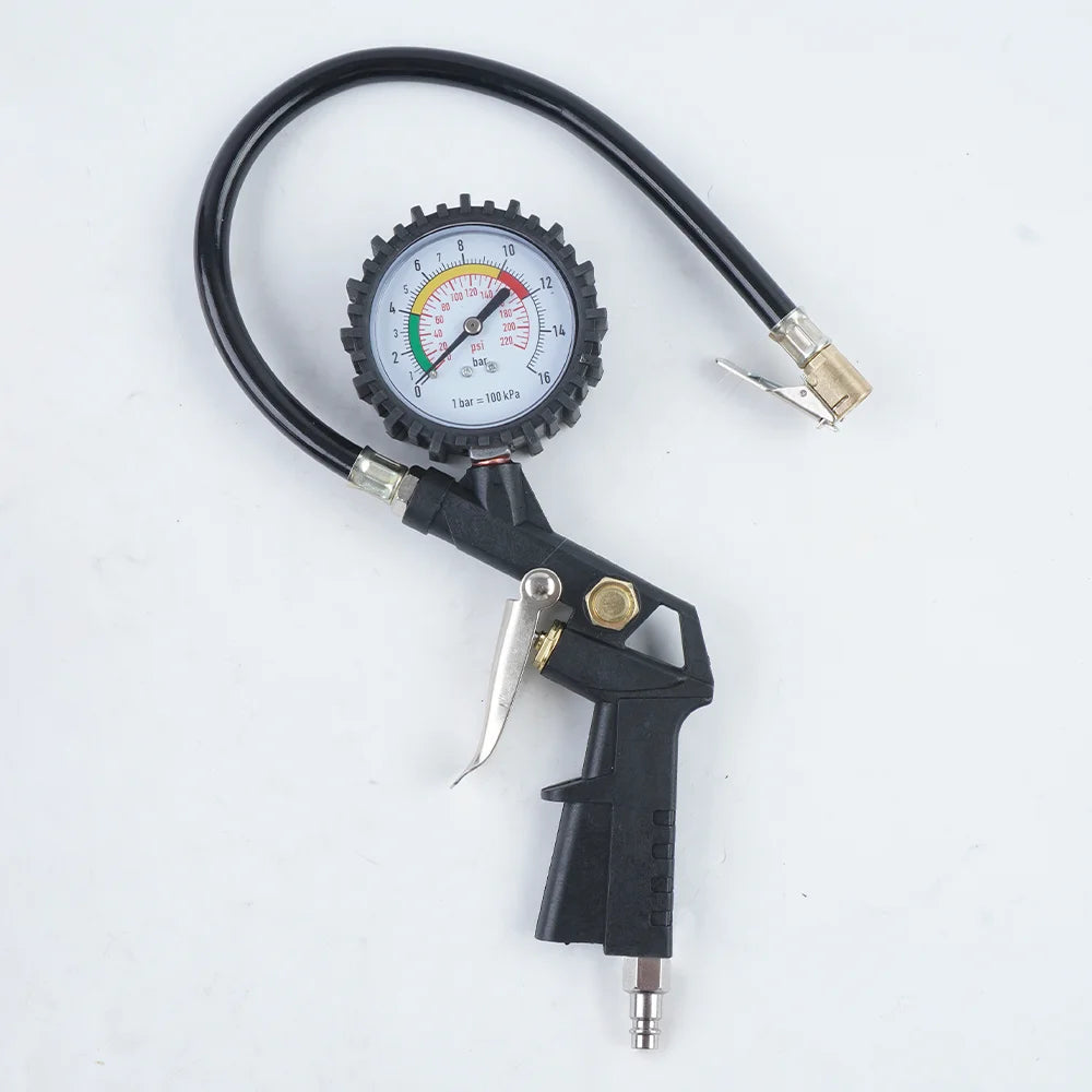 3-in-1 Tire Pressure Gauge and Inflator with EU Connector