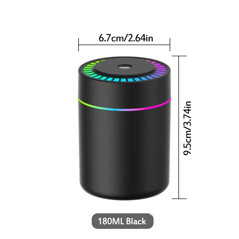 Ultrasonic Portable Mini USB Air Humidifier with RGB LED Light
