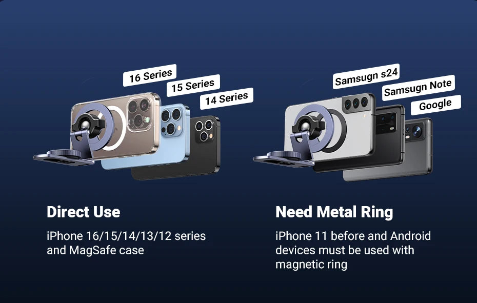 Magnetic Dashboard Car Phone Holder for MagSafe
