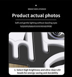 Solar USB Heart Neon LED Car Window Atmosphere Light with Sensors