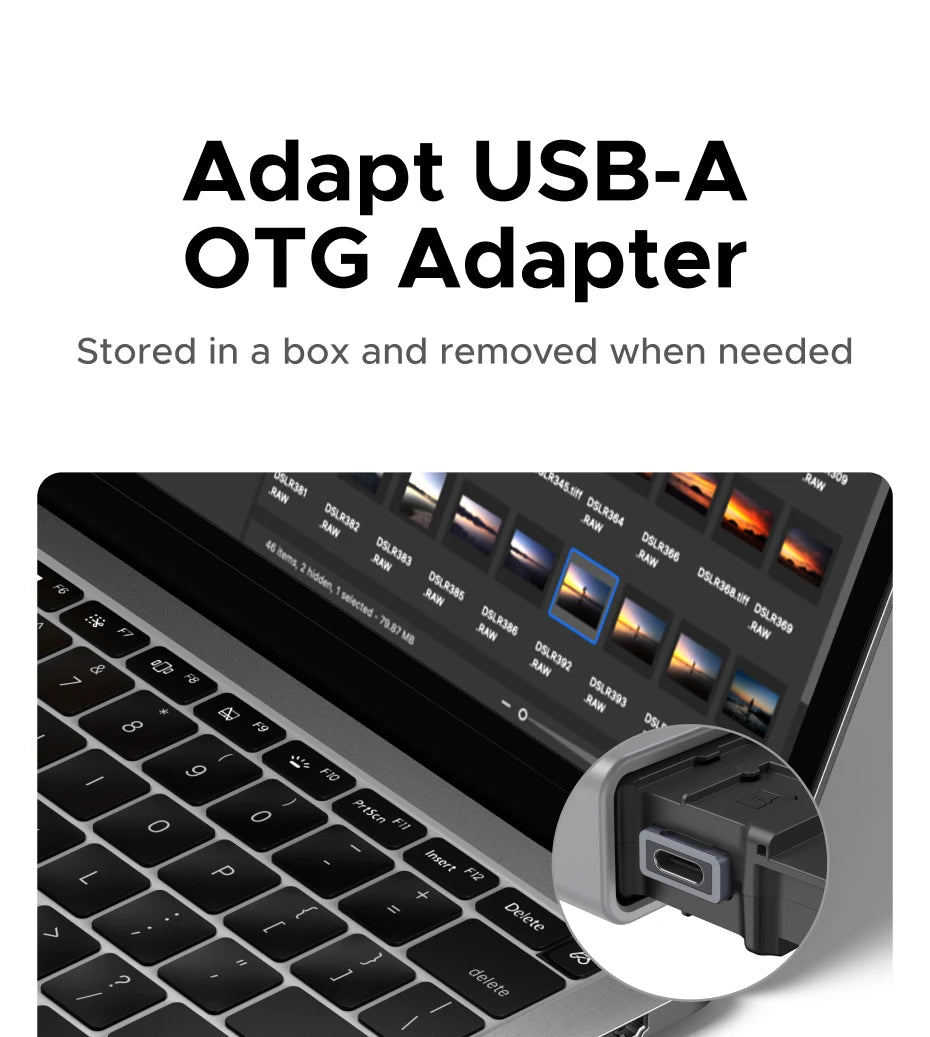 USB-C Memory Card Reader and Storage Case
