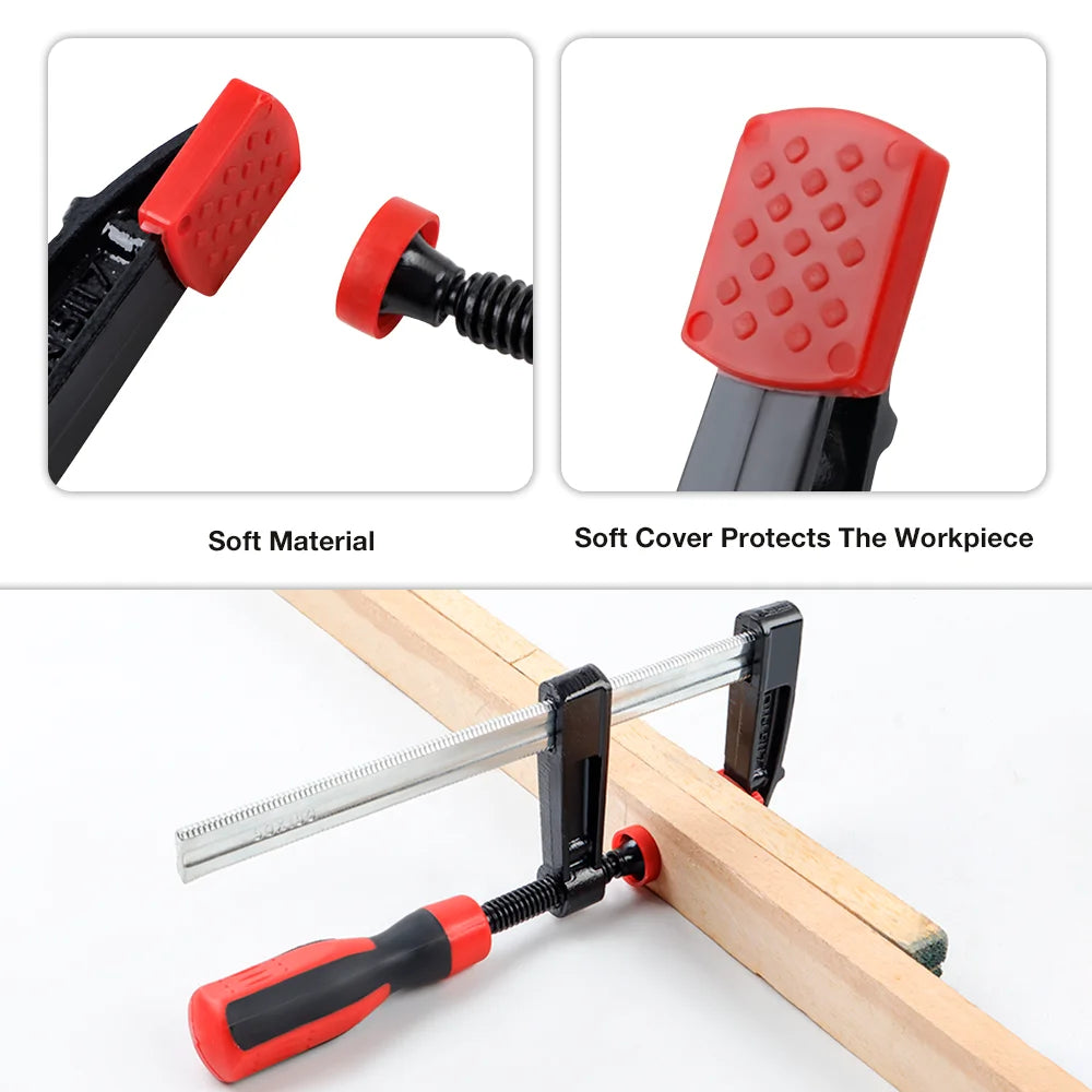 Heavy-Duty Woodworking F-Clamp Bar Clip - 2