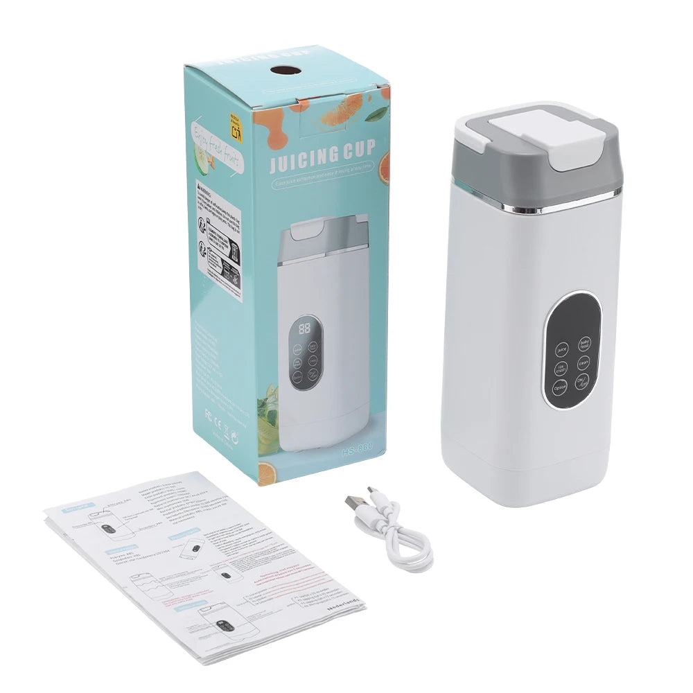 Portable Electric Juicing Cup with Digital Display