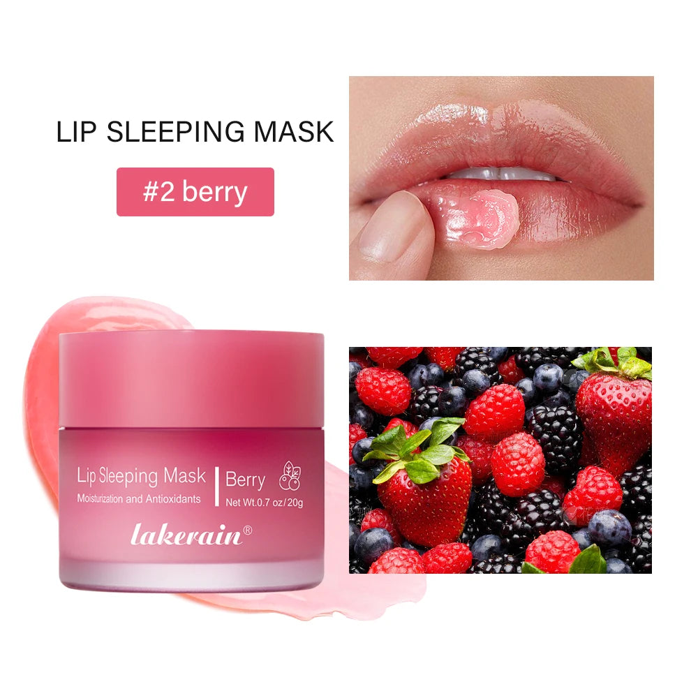 Hydrating Dual-Color Lip Sleeping Mask for Dry Cracked Lips