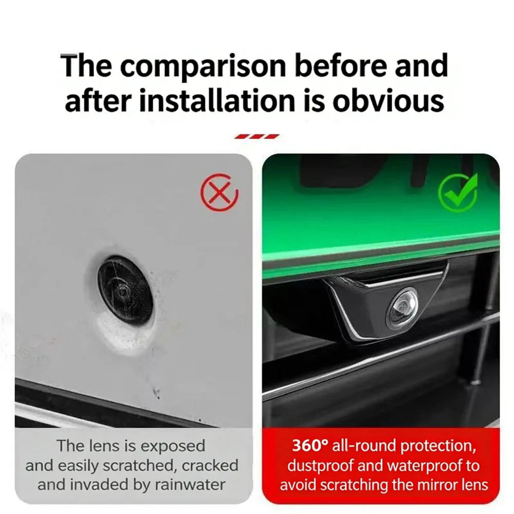 Car Panoramic Camera Lens Protective Cover Scratch Resistant Guard